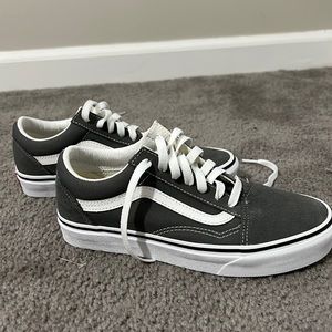 NWOT Grey Old Skool Vans